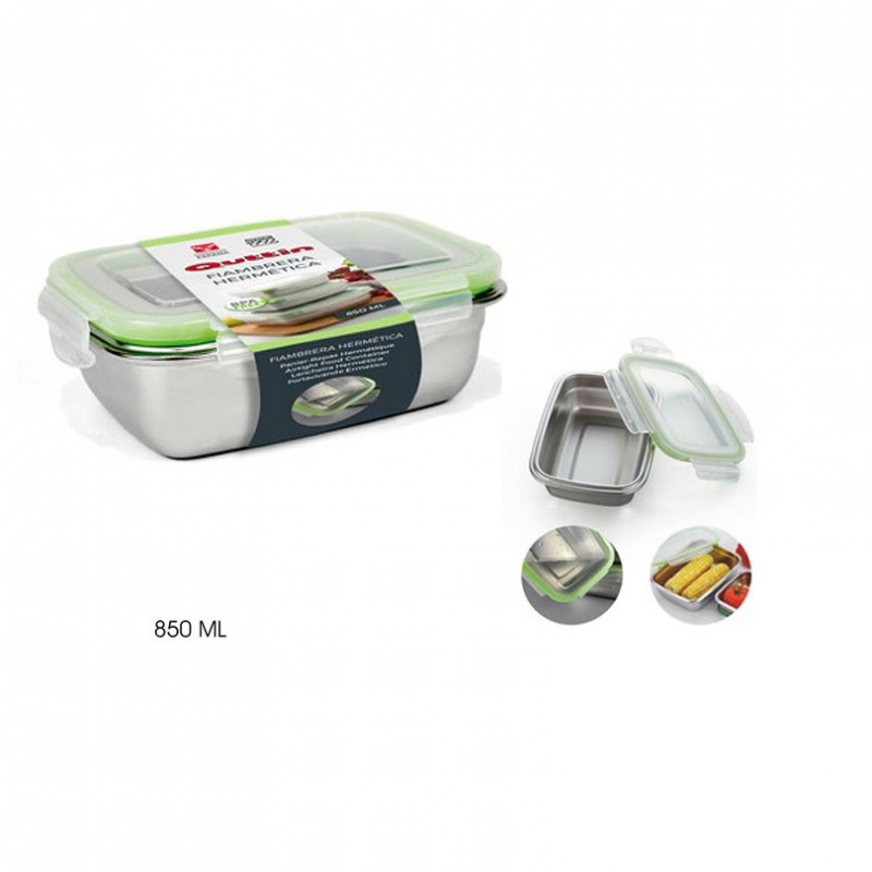 Boite hermétique en inox 850ml. Materiel-horeca | Toutes les nouveautés en matériel horeca et ustensile de cuisine au meilleur p