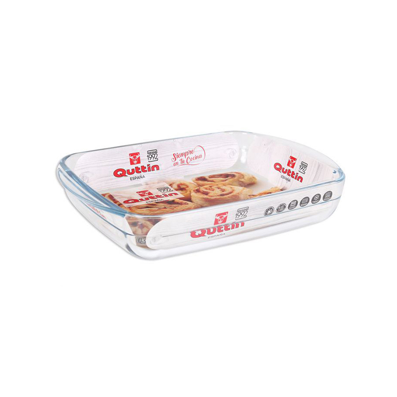 Plat en verre rectangle 28x20x5cm - 1.6L/ Le spécialiste du matériel horeca, ustensiles de cuisine professionnels et meilleur ra