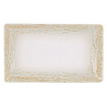 Assiette plate Sasha Bari rectangle 30x20cm