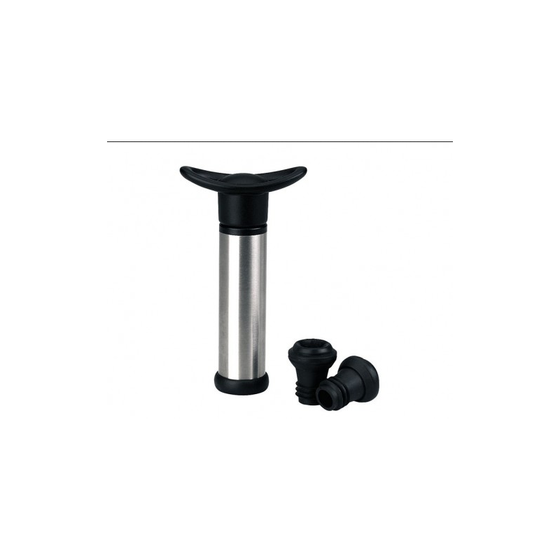 Pompe à vide Inox + 2 bouchons | Materiel-horeca | Achat en ligne
