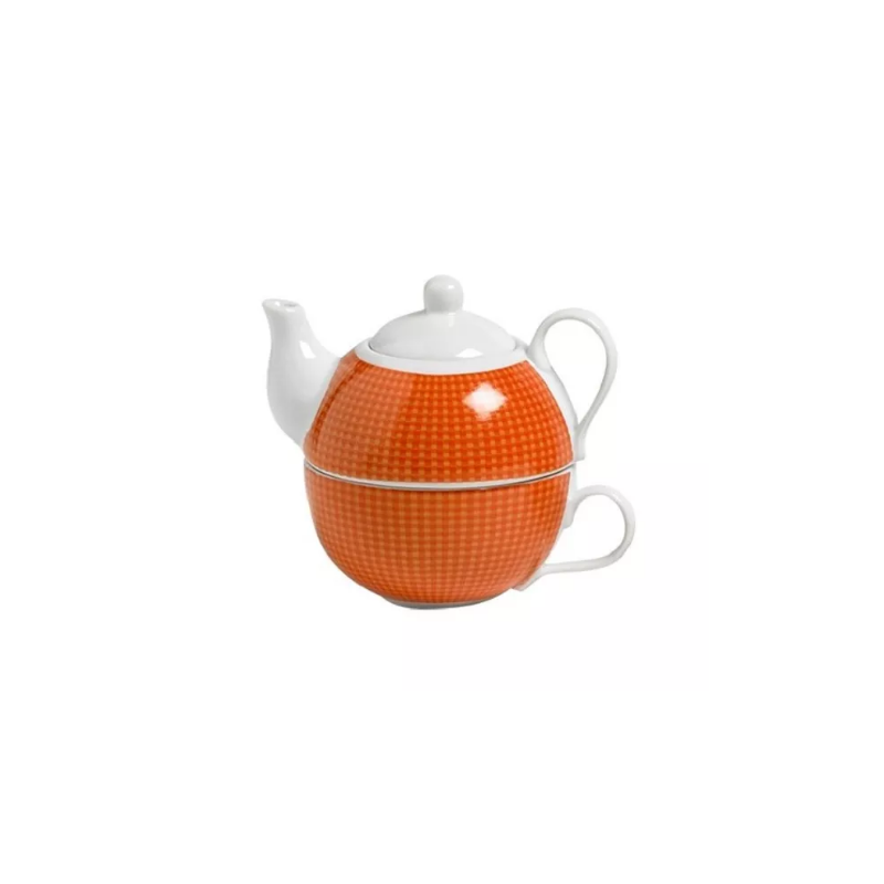 Théière solitaire orange 48cl | Materiel-horeca | Achat en ligne