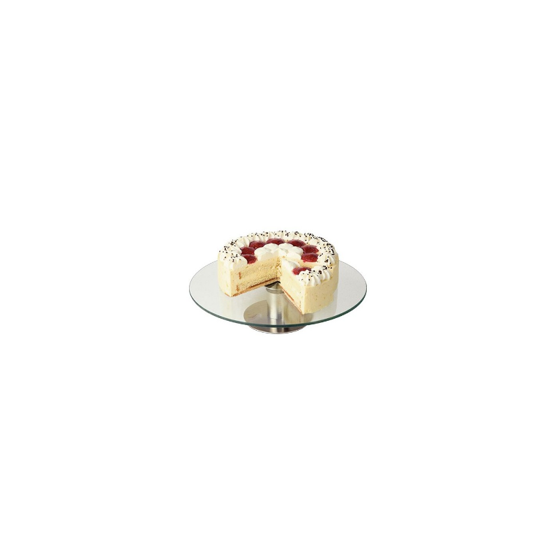 Présentoir à gâteau Inox Ø33cm | Materiel-horeca | Achat en ligne