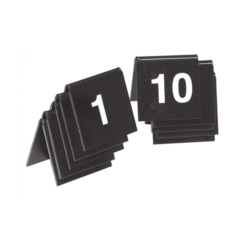 Set de numéro de table 1-10 ABS | Materiel-horeca | Achat en ligne