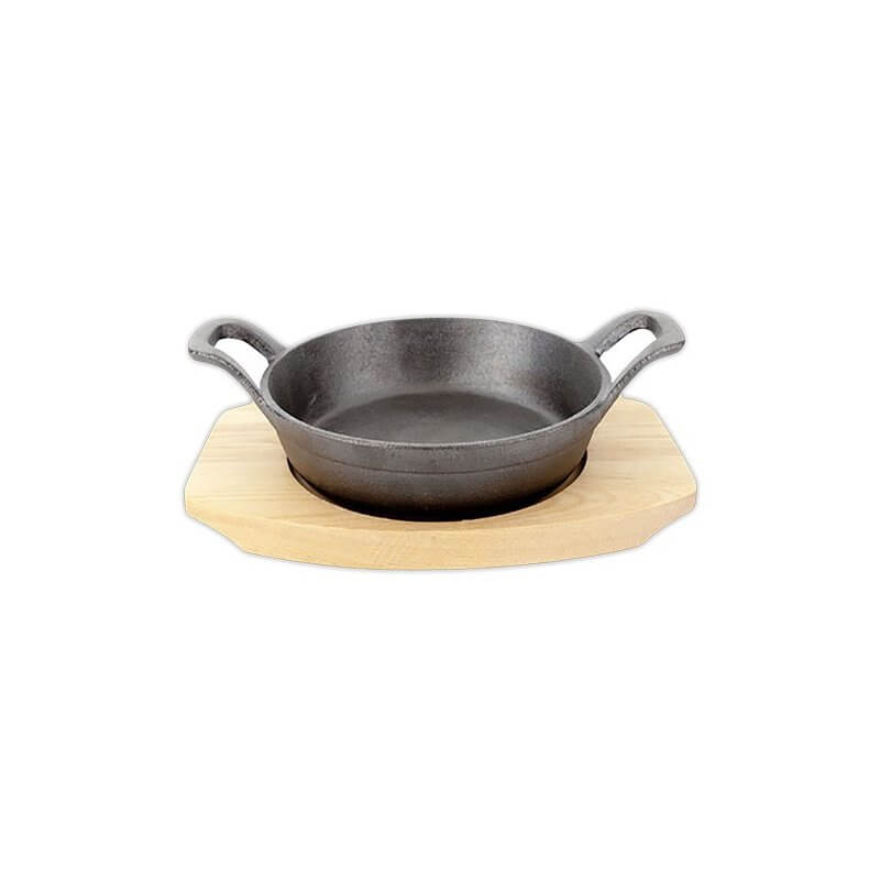 Poêle en fonte sur planche | Acheter en ligne au meilleur prix | matériel horeca & ustensile de cuisine