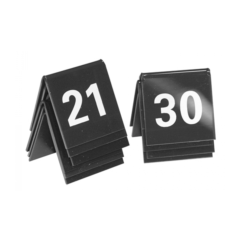 Set de numéro de table 21-30 ABS | Materiel-horeca | Achat en ligne