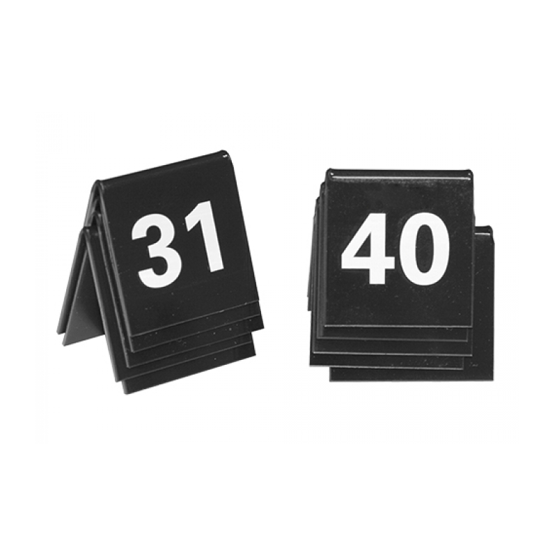 Set de numéro de table 31-40 ABS | Materiel-horeca | Achat en ligne