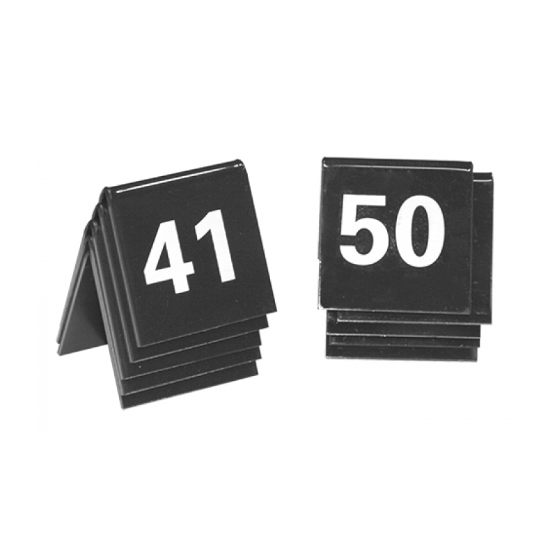 Set de numéro de table 41-50 ABS | Materiel-horeca | Achat en ligne