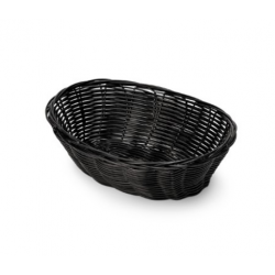 Panier à pain noir oval 18x6cm | Materiel-horeca | Achat en ligne