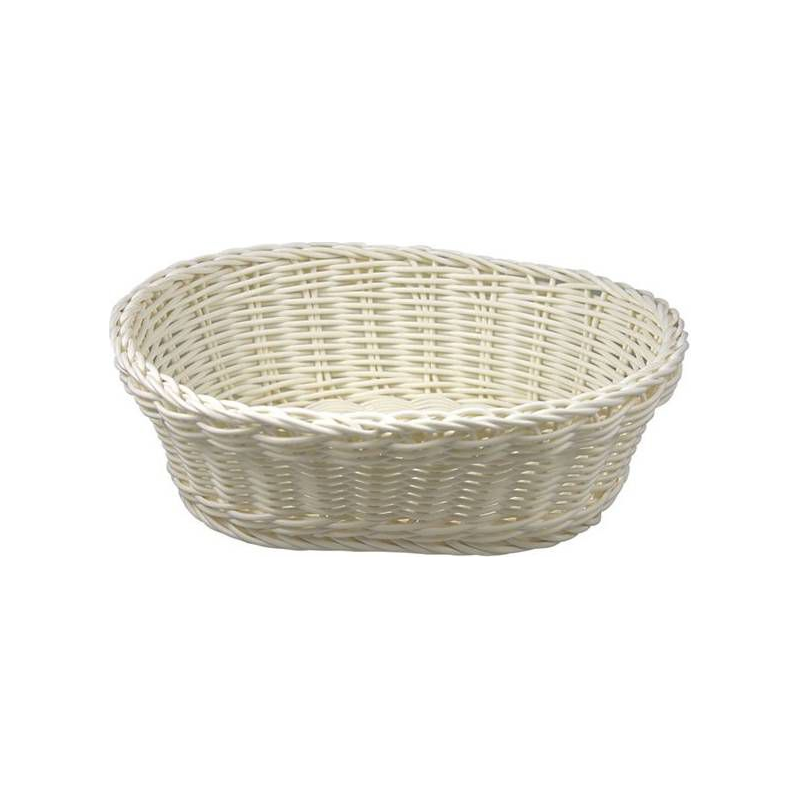 Panier Oval 25cm blanc