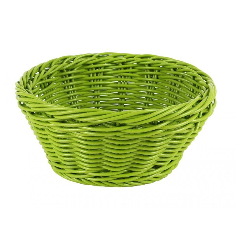 Panier rond Ø18.5x7.5cm vert | Materiel-horeca | Achat en ligne