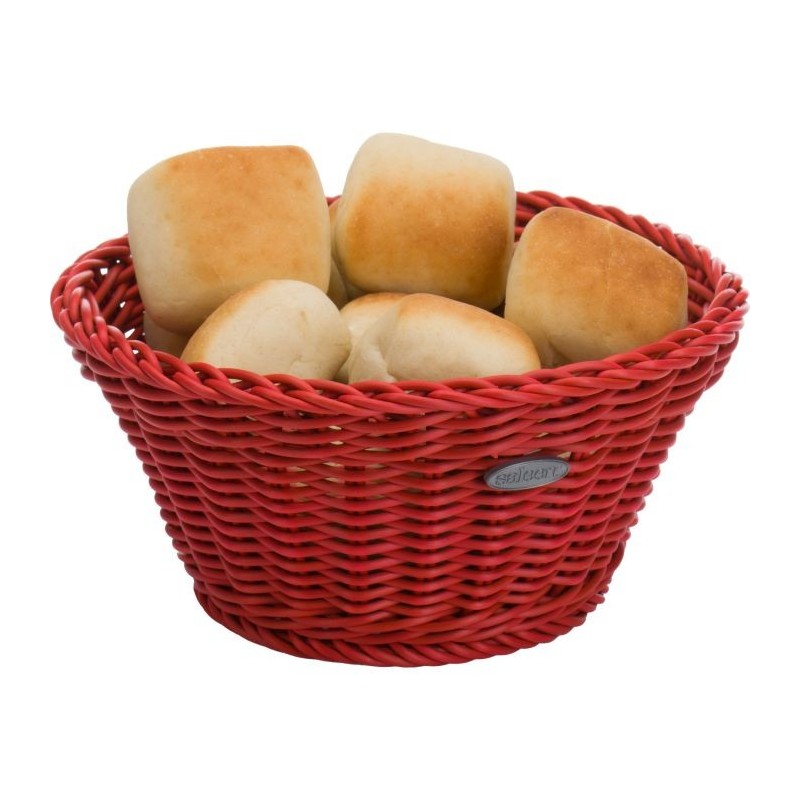 Panier rond Ø18x10cm rouge | Materiel-horeca | Achat en ligne