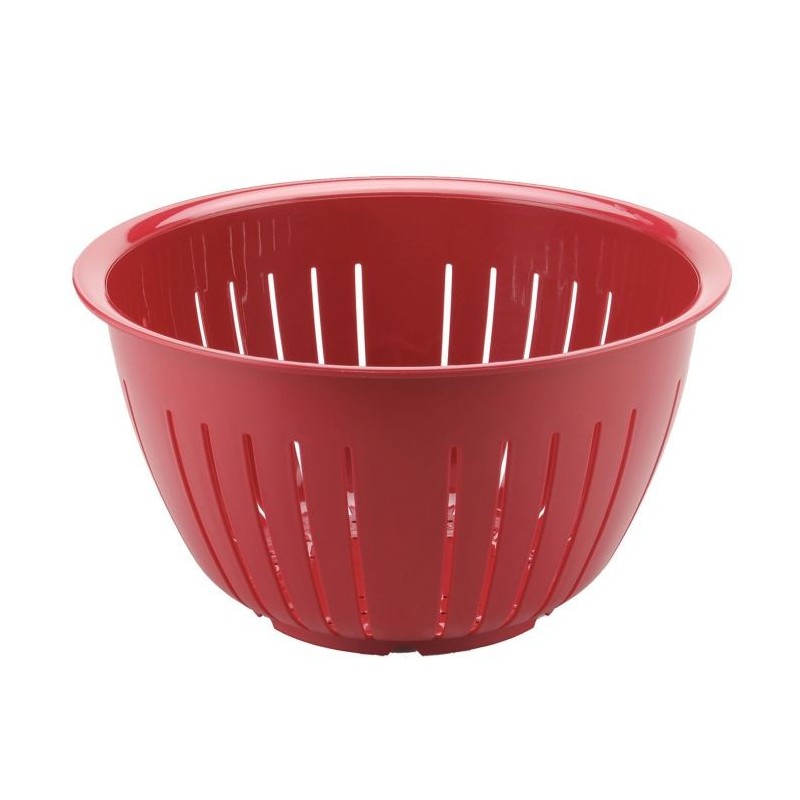 Passoire ø 23 cm rouge. Paques le spécialiste du matériel horeca, ustensiles de cuisine professionnels et meilleur rapport quali