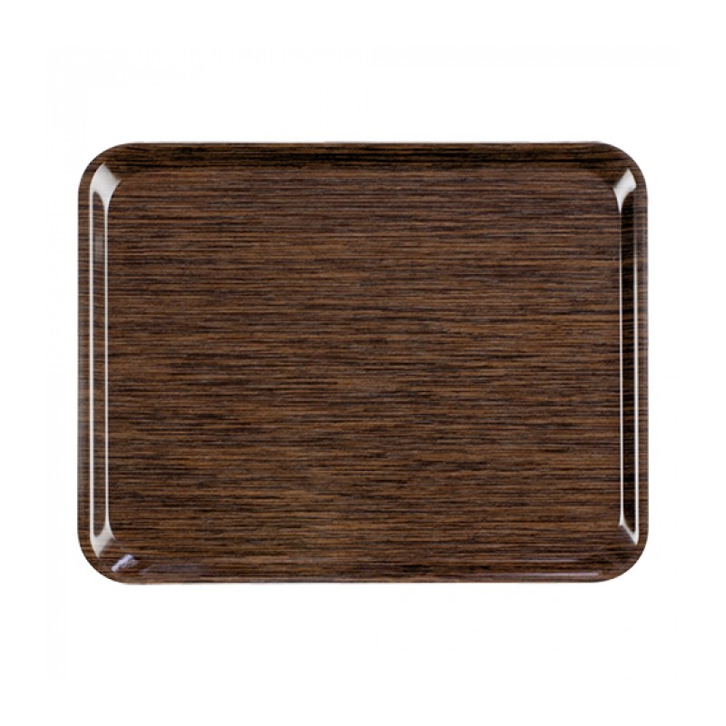Plateau rectangle wenge 43x33cm