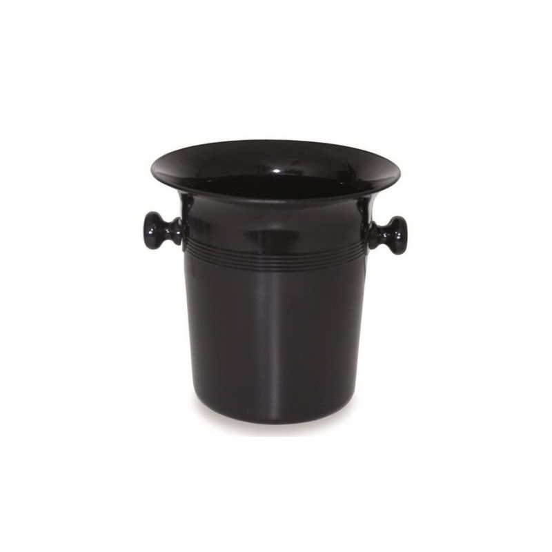Seau à glace en ABS noir