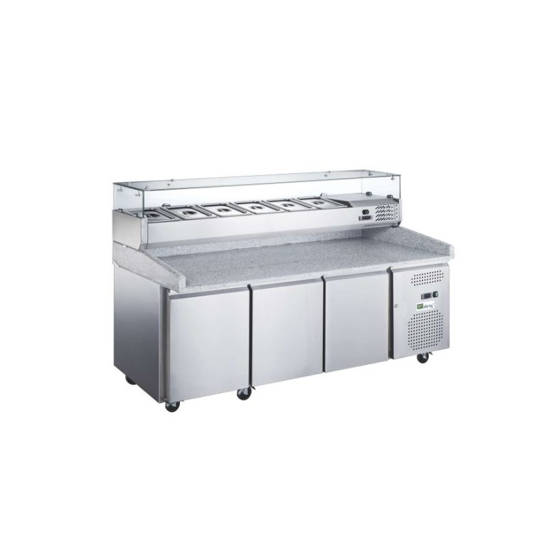 TABLE A PIZZA 3 PORTES 600 X 400 MM