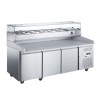 TABLE A PIZZA 3 PORTES 600 X 400 MM