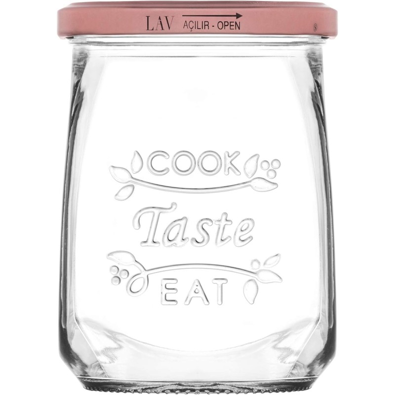 BOCAUX A CONFITURE AVEC COUVERCLE 550 CC. Ustensiles de cuisine pour restaurant/Paques le spécialiste du matériel horeca, ustens
