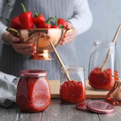 BOCAUX A CONFITURE AVEC COUVERCLE 550 CC. Ustensiles de cuisine pour restaurant/Paques le spécialiste du matériel horeca, ustens