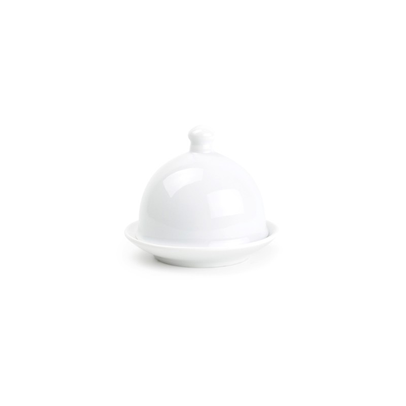 Beurrier en porcelaine 9.5x8cm | Materiel-horeca | Achat en ligne