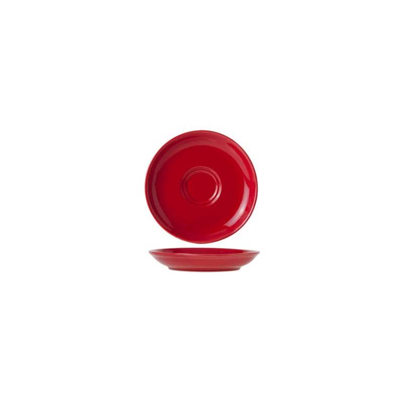 APPLE SOUS TASSE POUR TASSE A CAFE ROUGE