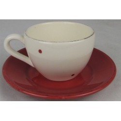 APPLE SOUS TASSE POUR TASSE A CAFE ROUGE