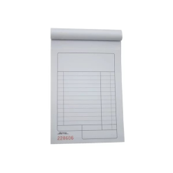 Carnet de compte avec carbonne 2 pages 10 pces 100x150mm