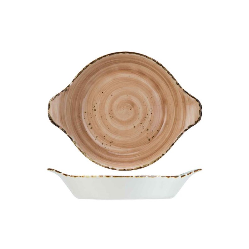 Plat à oeuf orange Ø 22x17.5 cm. Materiel-horeca | Nos meilleures ventes de materiel horeca au meilleur prix