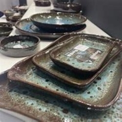 Plat creuse 20cm turquoise terre cuite/ Le spécialiste du matériel horeca, ustensiles de cuisine professionnels et meilleur rapp