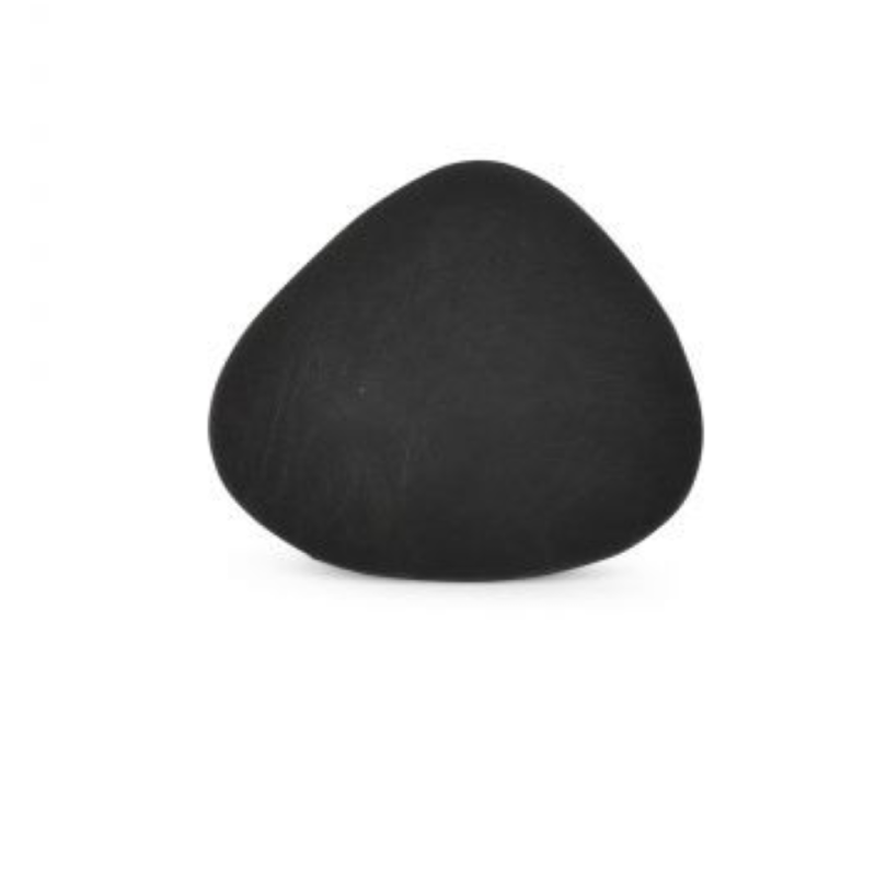 Sous-verre 11x10cm aspect cuir noir Layer
