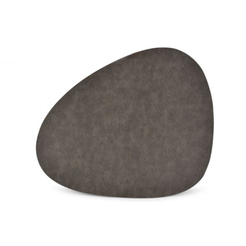 Set de table 45x37cm aspect cuir gris Layer