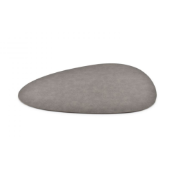 Set de table 45x37cm aspect cuir gris Layer
