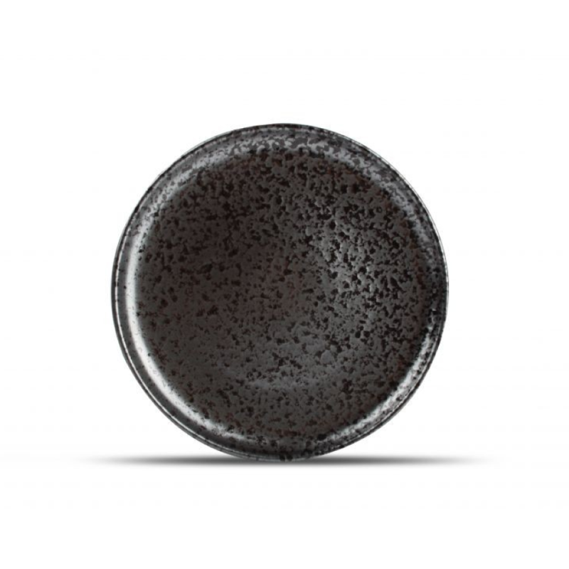 Assiette plate 28,5cm black Oxido