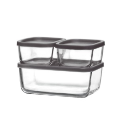 Set de 3 boîtes à couvercle. Materiel-horeca | Nos meilleures ventes de materiel horeca au meilleur prix