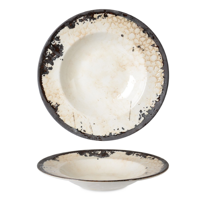 Assiette creuse 27cm Valencia VEGA.  Paques SA votre spécialiste de la vente de matériel horeca & cuisine sur Liège et toute la 