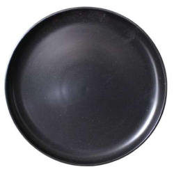Assiette plate noir mat Ø27cm