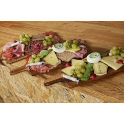 Planche à découper en bois d'acacia 34.5x12xH1.5cm. Paques le spécialiste du matériel horeca, ustensiles de cuisine professionne