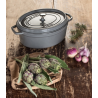 Cocotte staub ovale en fonte | Acheter en ligne au meilleur prix | matériel horeca & ustensile de cuisine