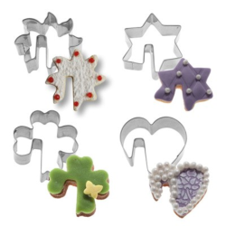 Set 4 emporte pièces en inox | Materiel-horeca | Achat en ligne
