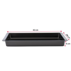 Plat à gratin/moule à pâtisserie 42x29x4 cm. Le spécialiste du matériel horeca, ustensiles de cuisine professionnels et meilleur