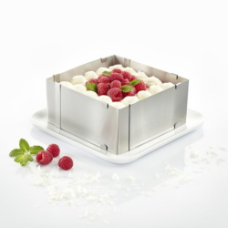 Moule à gâteau en inox et réglable/ Le spécialiste du matériel horeca, ustensiles de cuisine professionnels et meilleur rapport