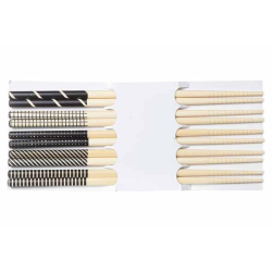 BAGUETTES NOIRS 22.5CM SET 5 PAIRES. Pâques le spécialiste du matériel horeca, ustensiles de cuisine professionnels et meilleur 