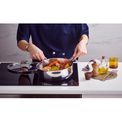 Sauteuse avec couvercle Ø24cm