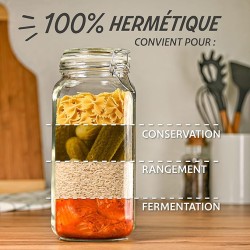 Bocal hermétique 2L Le Parfait. Découvrez notre magasin à Liège.