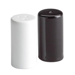 Poivrière & salière Zèbre 3x3x6cm. Materiel-horeca.be est le site de Paques SA, un fournisseur de matériel de cuisine et de sall