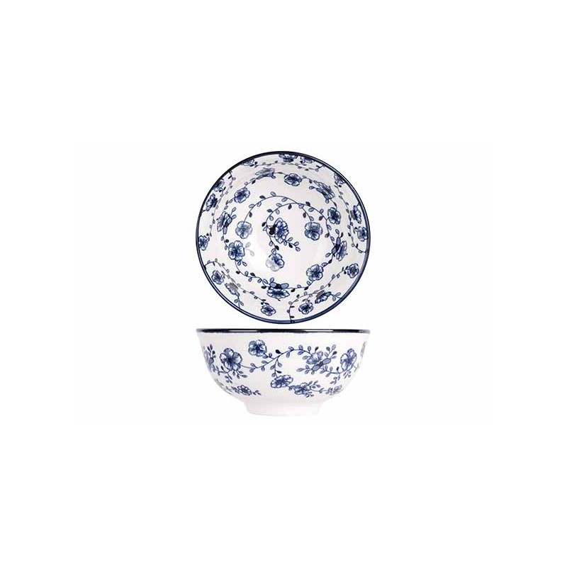 Bol Ø11,5 cm Flor azul. Le spécialiste du matériel horeca, ustensiles de cuisine professionnels et meilleur rapport qualité/prix