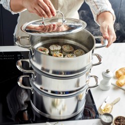 Cuiseur vapeur Atlantis Ø24cm - Demeyere. Pâques Le spécialiste du matériel horeca, ustensiles de cuisine professionnels et meil