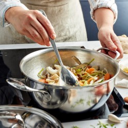 Cocotte conique avec couvercle Atlantis Ø28 cm- Demeyere | Acheter en ligne au meilleur prix | matériel horeca & ustensile de cu