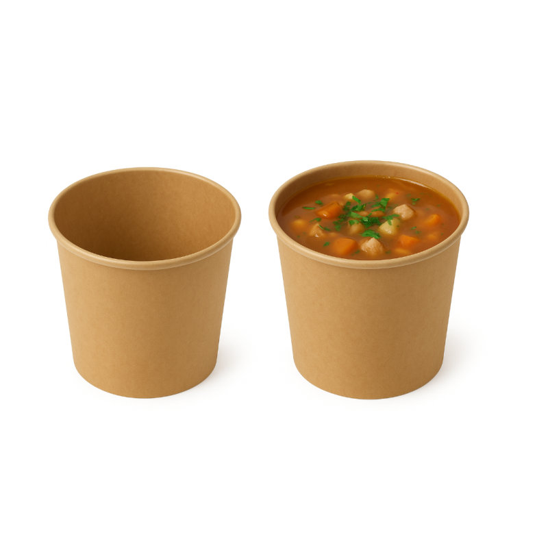 BOL à SOUPE EN CARTON KRAFT 470ML. Pâques le spécialiste du matériel horeca, ustensiles de cuisine professionnels et meille
