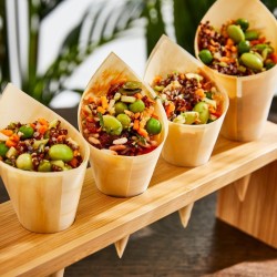 Cônes en bois pour les collations . Pâques le spécialiste du matériel horeca, ustensiles de cuisine professionnels et meille