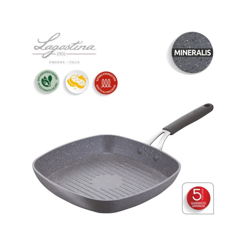 Poêle Grill 26X26CM TEMPRA MINERAL. Pâques le spécialiste du matériel horeca, ustensiles de cuisine professionnels et meilleur r